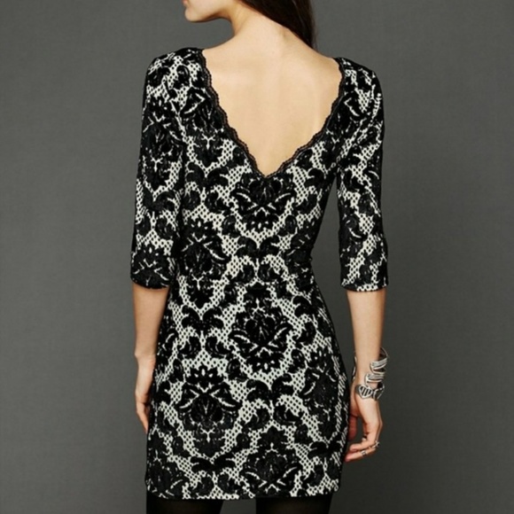 NWOT Free People Velvet Dress - Picture 3 of 13